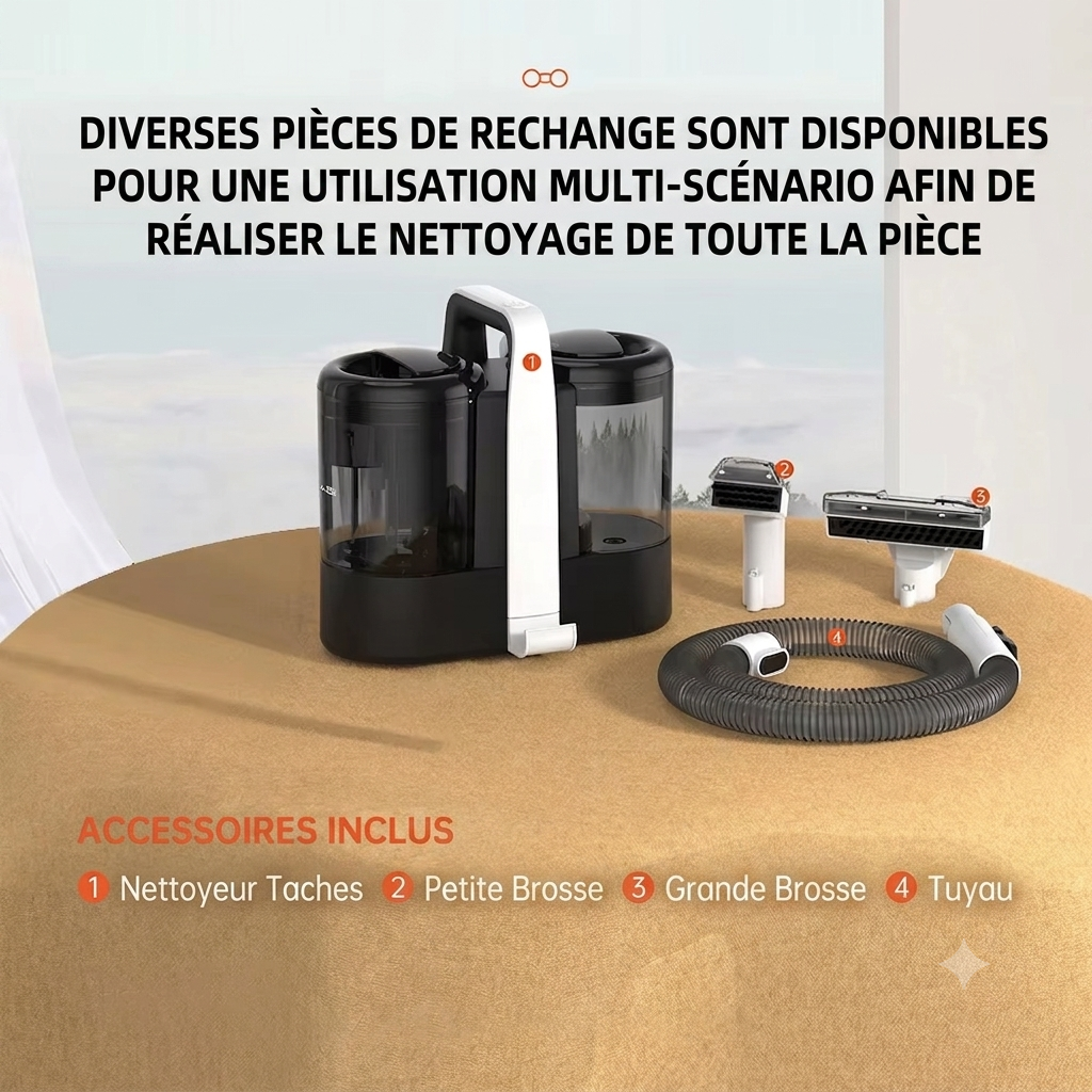 Shampouineuse CleanAndCozy haute pression | 600W