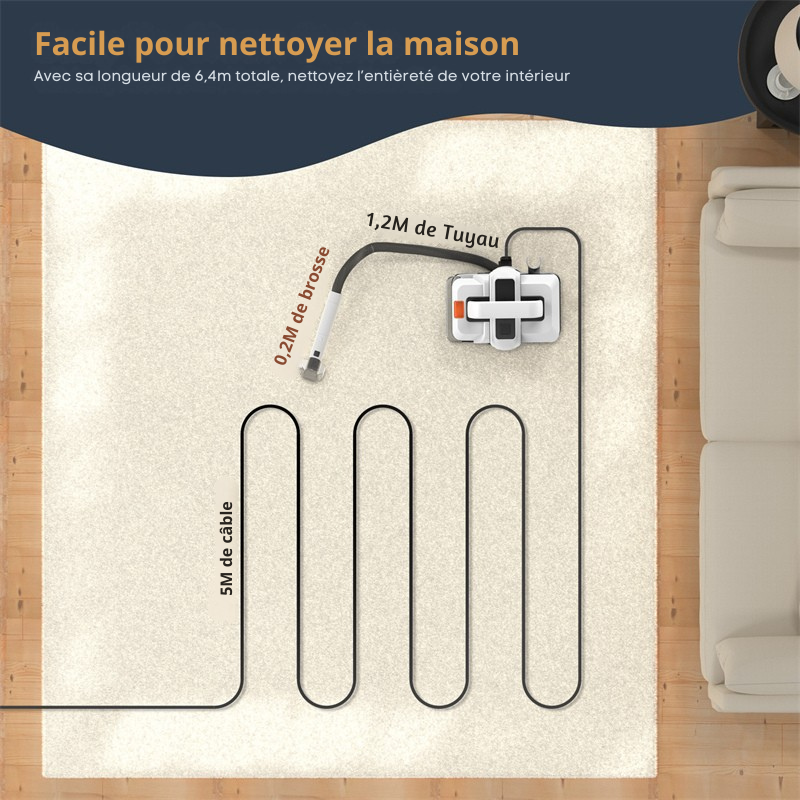 Shampouineuse haute pression 750W