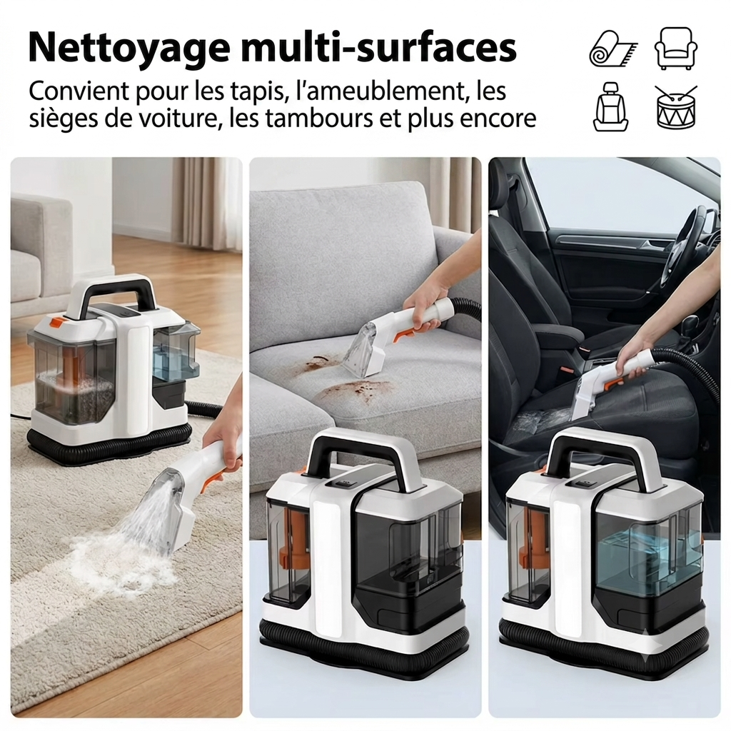 Shampouineuse CleanAndCozy haute pression | 750W